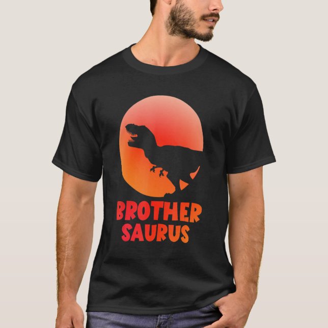 Camiseta Família Surus Irmão Dinossaur (Frente)