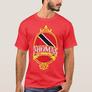 Camiseta Família Thomas Trinidad e Tobago Flag