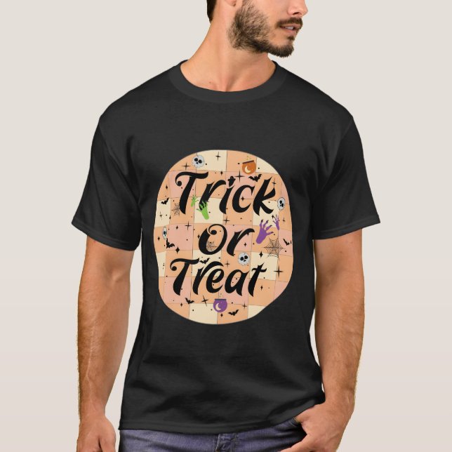 Camiseta Família TrickOrTreat Halloween (Frente)