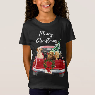 Camiseta Família Truck Christmas Pajama do labrador
