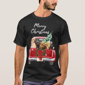Camiseta Família Truck Christmas Pajama do labrador