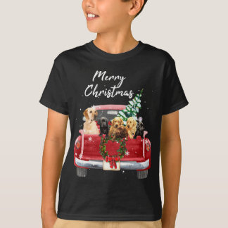 Camiseta Família Truck Christmas Pajama do labrador
