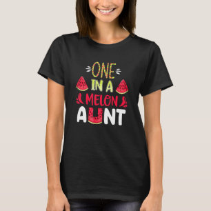 Camiseta Família Um Em Uma Tia Melon Correspondente À Festa