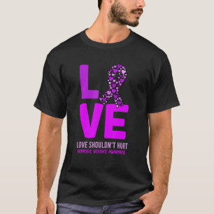 Camiseta Família Veste Violência Doméstica Sensibilização F