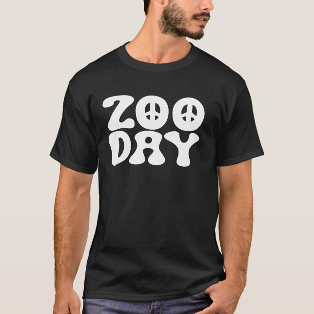 Camiseta Família Zoo Day, Primeiro Jardim Zoológico Trip Sa (Frente)
