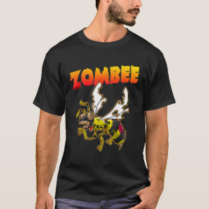 Camiseta Família Zumbi Fantasia de Halloween de Apicultura