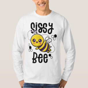 Camiseta Familiar Abelha Irmã Sis Aniversário Primeiro Dia