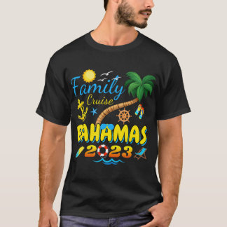 Camiseta Familiar Cruise Bahamas 2023 Matching Group Summer