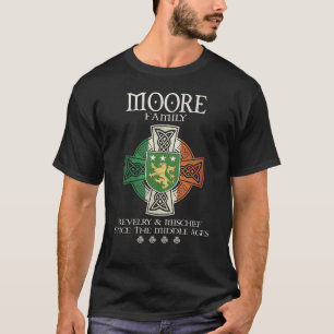 Camiseta Familiar Moore Irlanda - cruz celta irlandesa