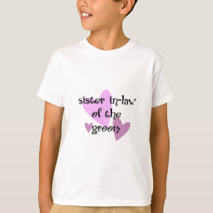 Camiseta Familiares políticos da irmã do noivo