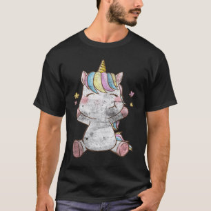 Camiseta Famílias Correspondentes Bebê Bonito Unicórnio Mág