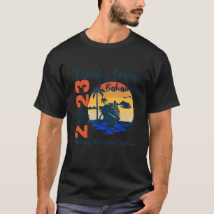 Camiseta Famílias Cruise Bahamas Vacay 2023 Memórias Juntas