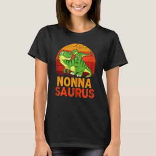 Camiseta Famílias de Dias de as mães de Nonnasaurus Rex Din