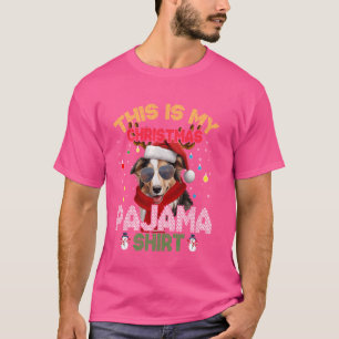 Camiseta Famílias de Shetland Sheepdog Natal Xmas P