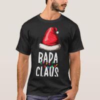 Family Bapa Claus Christmas Santa's Pajama Matchin