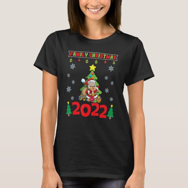 Camiseta Family Christmas 2022 Funny Matching Xmas Lover_44 (Frente)