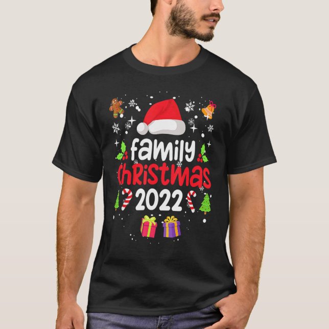 Camiseta Family Christmas 2022 Matching  Squad Santa Elf  6 (Frente)