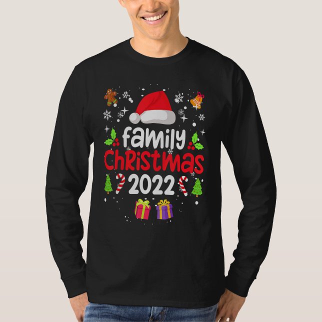 Camiseta Family Christmas 2022 Matching  Squad Santa Elf  6 (Frente)