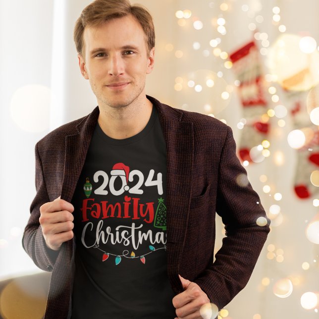 Camiseta Family Christmas 2024 – Festive Holiday  (Criador carregado)