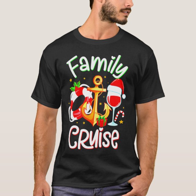 Camiseta Family Christmas Cruise 2022 Cruising Squad Xmas (Frente)