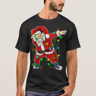 Camiseta Family Christmas Funny Santa Christmas Lights