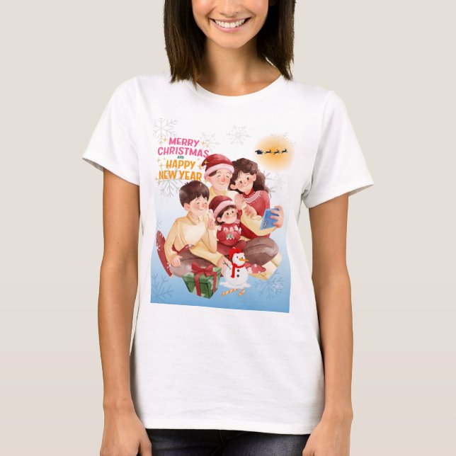 Camiseta “Family Christmas in a Festive T-Shirt (Frente)