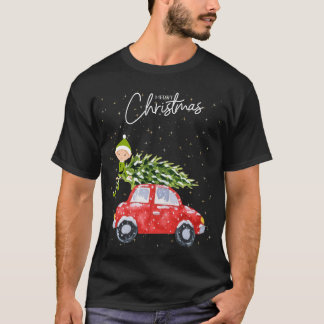 Camiseta Family Christmas Vintage Truck Personalized