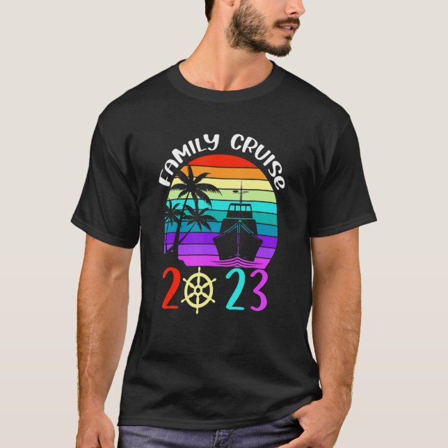 Camiseta Family Cruise 2023 Cruise Family Matching Group Sq (Frente)