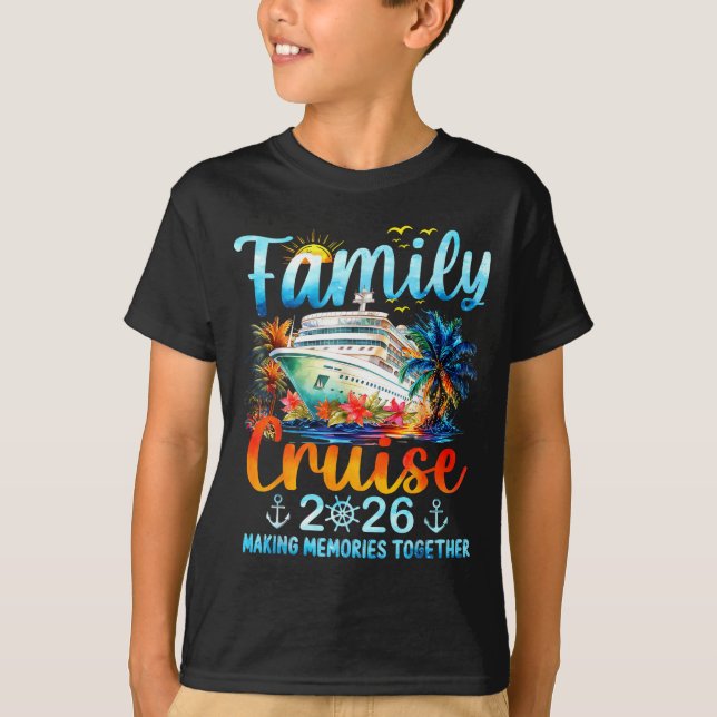 Camiseta Family Cruise 2026 Making Memories Together Matchi (Frente)