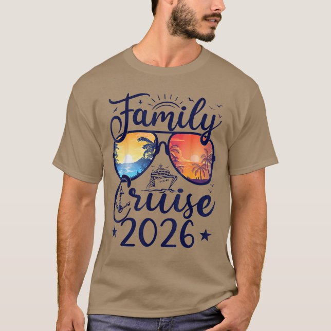 Camiseta Family Cruise 2026 Summer Vacation Matching Family (Frente)