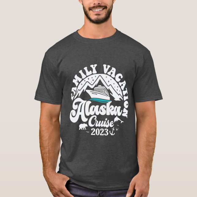 Camiseta family cruise alaska Oversized (Frente)