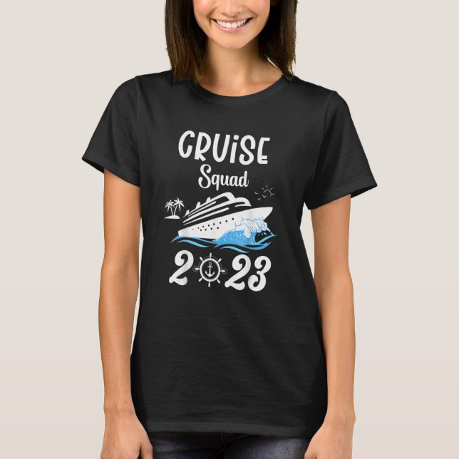 Camiseta Family Cruise Squad 2023 Family Matching Group Squ (Frente)