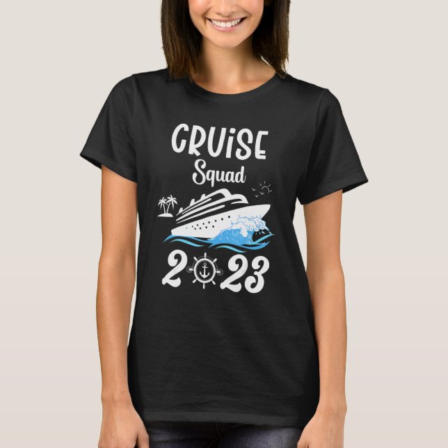 Camiseta Family Cruise Squad 2023 Family Matching Group Squ (Frente)