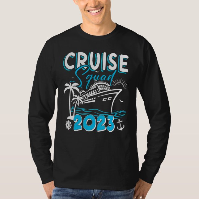 Camiseta Family Cruise Squad 2023 Family Matching Group Squ (Frente)