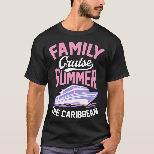 Camiseta Family Cruise Summer The Caribbean Matching Cruise (Frente)