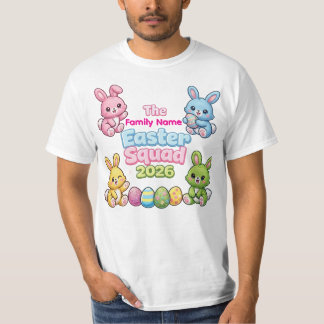 Camiseta Family Easter Squad 2026 T-Shirt | Custom Matching