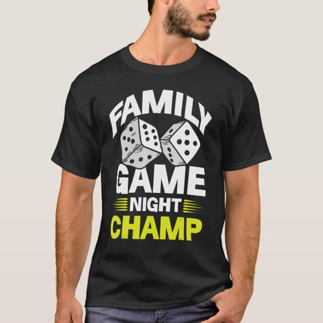 Camiseta Family Game Night Champ 1 (Frente)