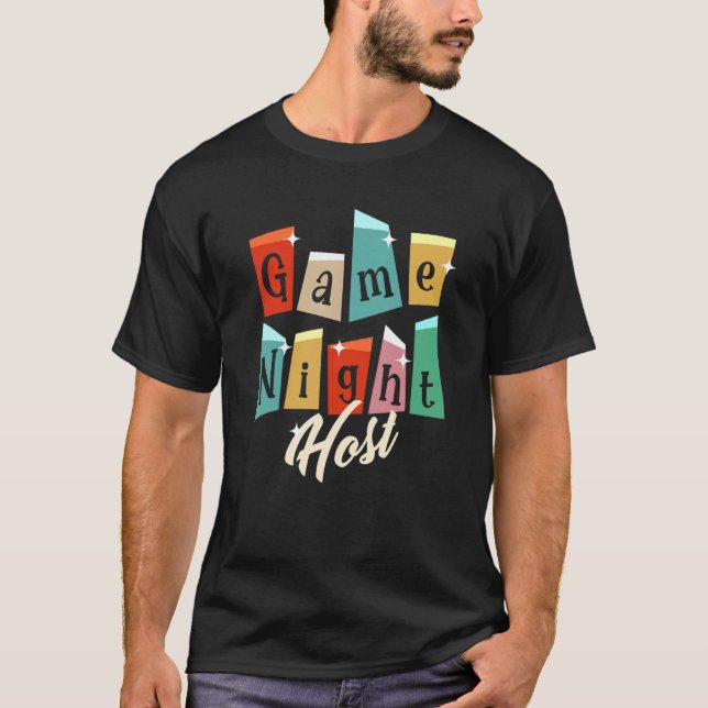 Camiseta Family Game Night  Game Night Host 1 (Frente)