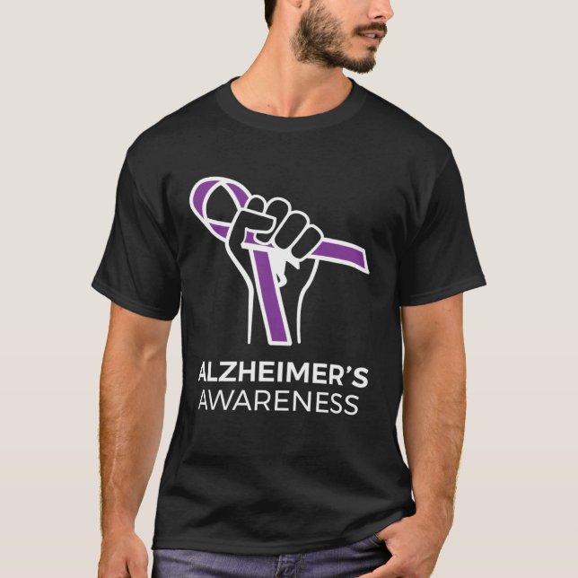 Camiseta Family Gifts for Survivors Alzheimer's Disease Awa (Frente)