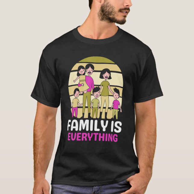 Camiseta Family Is Everything Meeting Families Reunion Gath (Frente)