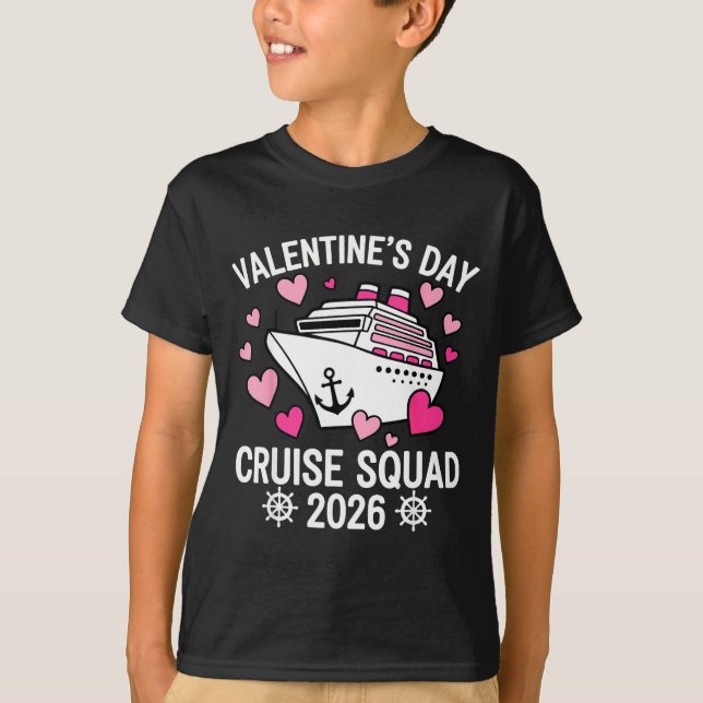 Camiseta Family Matching Valentines Day Cruise 2026 Husband (Frente)