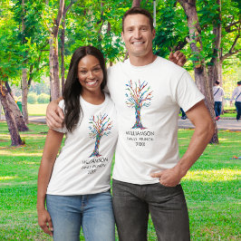 Camiseta Family Reunion Rainbow Family Tree