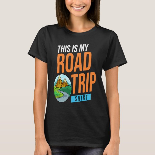 Camiseta Family Road Trip Vacation Planner Usa (Frente)
