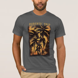 Camiseta Family summer vacation beach palm trees