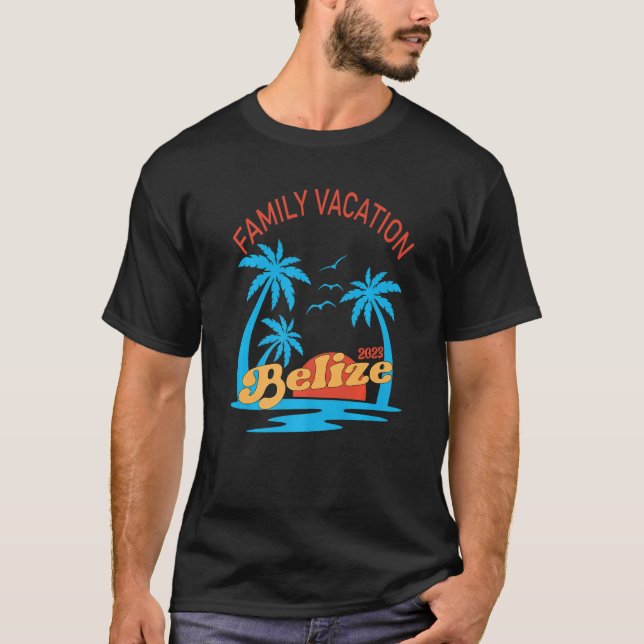 Camiseta Family Vacation 2023 Belize Matching Group Summer  (Frente)