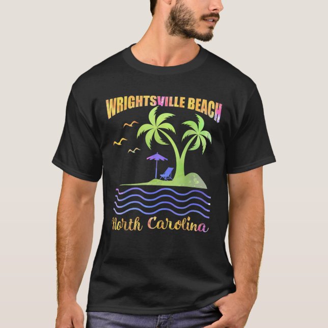 Camiseta Family Vacation North Carolina Wrightsville Beach  (Frente)