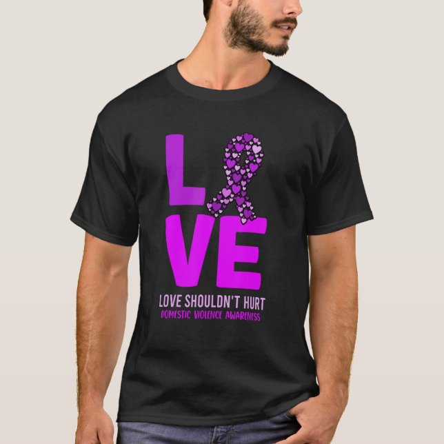 Camiseta Family Wear Domestic Violence Awareness Ribbon 1 (Frente)