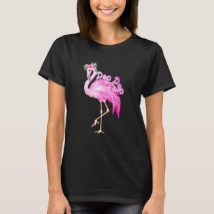 Camiseta Famosa de Natal de Pop de pássaros, Pop Flamingo, 