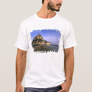 Camiseta Famosa Fortaleza da Ilha de Le Mont St. Michel em