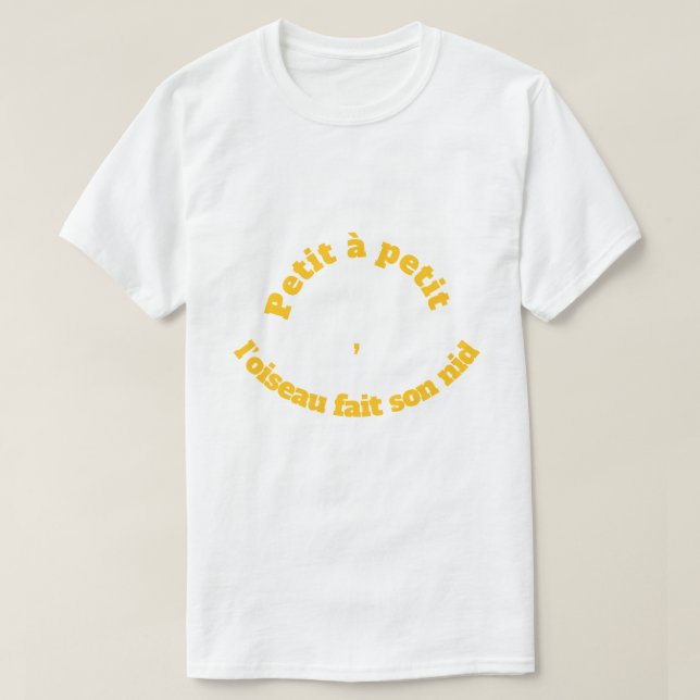 Camiseta Famosa frase francesa (Frente do Design)